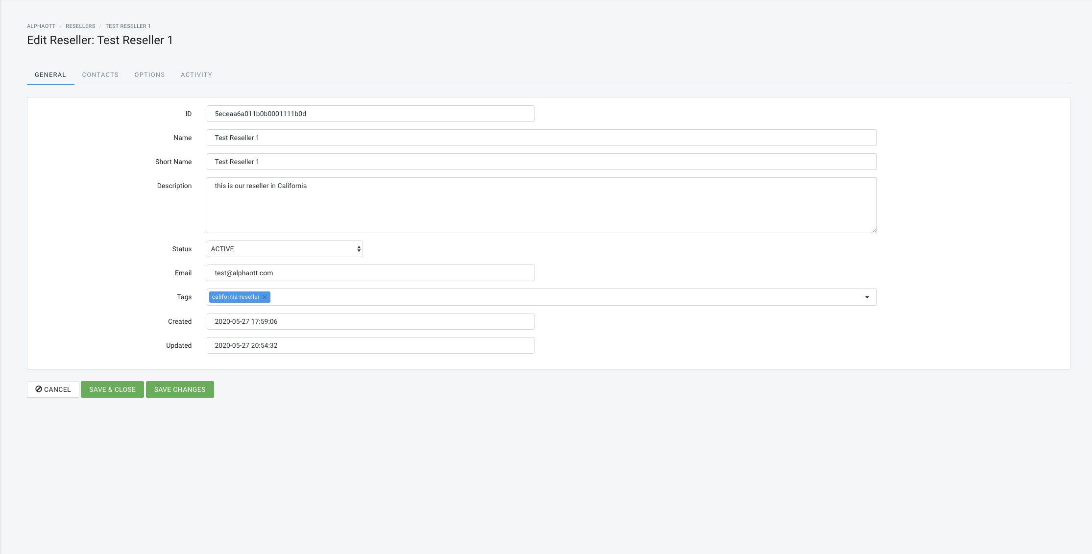 Updated: Reseller Module